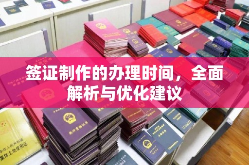武进签证制作的办理时间，全面解析与优化建议